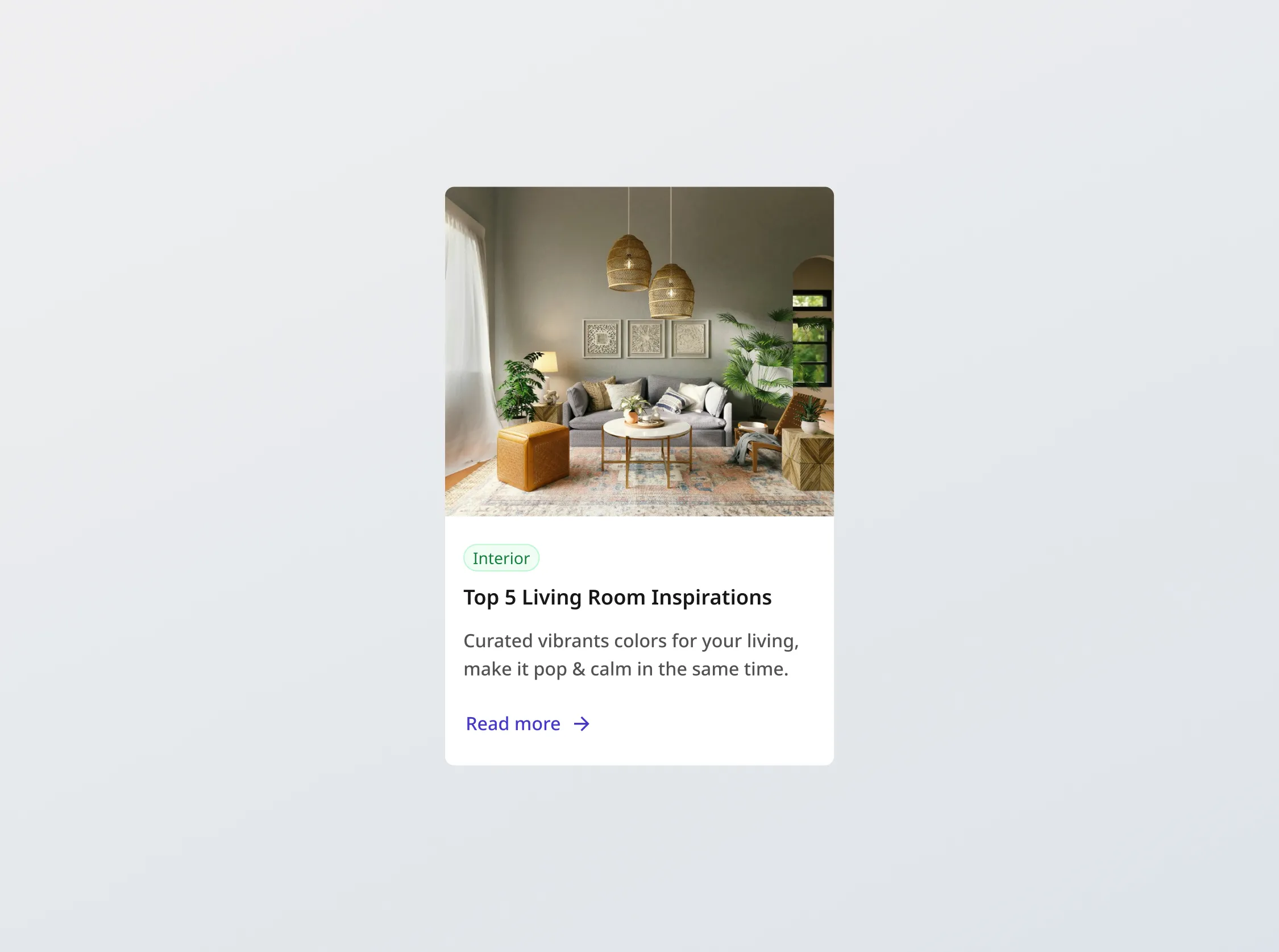 Blog Card Component
